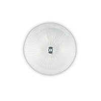 Plafoniera stil venetian abajur sticla striata 3xE27/60W, Shell PL3 008608 Ideal Lux
