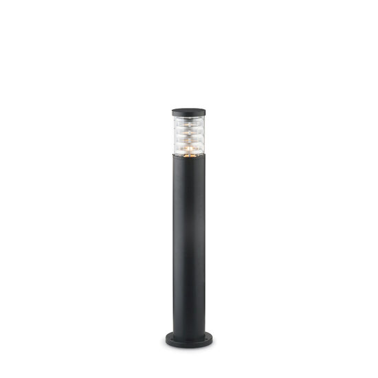 Stalp negru aluminiu turnat IP44 1xE27/42W, Tronco PT1-H80 004723 Ideal Lux