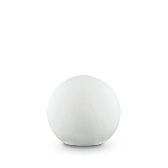 Veioza exterior IP44 plastic alb opac 1xE27/60W, Sole PT1 D30 191638 Ideal Lux