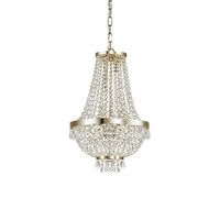 Candelabru clasic auriu decorat cu cristale 6xG9/4W, Caesar SP6 114729 Ideal Lux