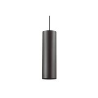 Lustra moderna neagra dispersor cilindric 1xGU10/50W, Look SP1 D12 158723 Ideal Lux