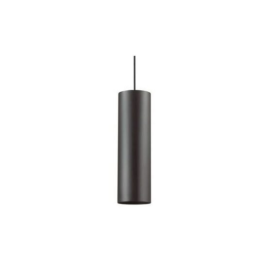 Lustra moderna neagra dispersor cilindric 1xGU10/50W, Look SP1 D12 158723 Ideal Lux