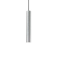 Lustra moderna argintie dispersor cilindric 1xGU10/28W, Look SP1 D06 141800 Ideal Lux