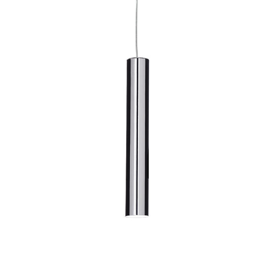 Lustra moderna cromata dispersor cilindric 1xGU10/28W, Look SP1 D06 104942 Ideal Lux