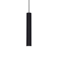 Lustra moderna neagra dispersor cilindric 1xGU10/28W, Look SP1 D06 104928 Ideal Lux