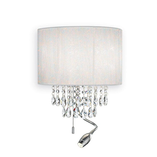 Aplica moderna cu cristale 1xE14/40W si LED 1.5W/50lm/3000K, Opera AP3 068268 Ideal Lux