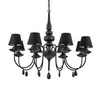 Candelabru modern negru 8xE14/40W, Blanche SP8 111896 Ideal Lux