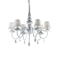 Candelabru modern alb 6xE14/40W, Blanche SP6 035581 Ideal Lux