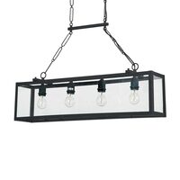 Candelabru modern negru 4xE27/42W, Igor SP4 092942 Ideal Lux