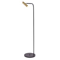 Lampadar modern negru-auriu, 1xGU10/25W, Amos 8908, Amplex