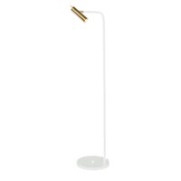 Lampadar modern alb-auriu, 1xGU10/25W, Amos 8143, Amplex