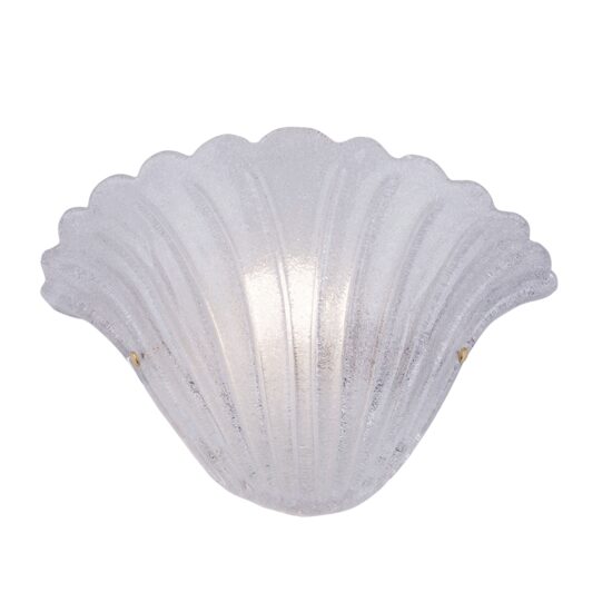 Aplica eleganta alba, abajur din sticla, 1xE27/60W, Bacelo 8161, Amplex