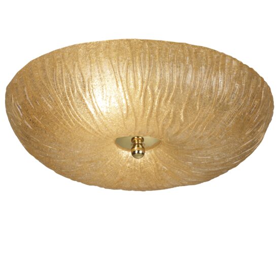 Plafoniera eleganta aurie, abajur din sticla, 3xE27/60W, D50, Button 8182, Amplex