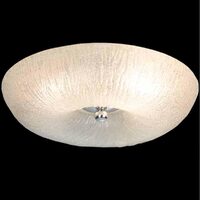 Plafoniera eleganta cromata, abajur din sticla, 9xE27/60W, D75, Button 8179, Amplex