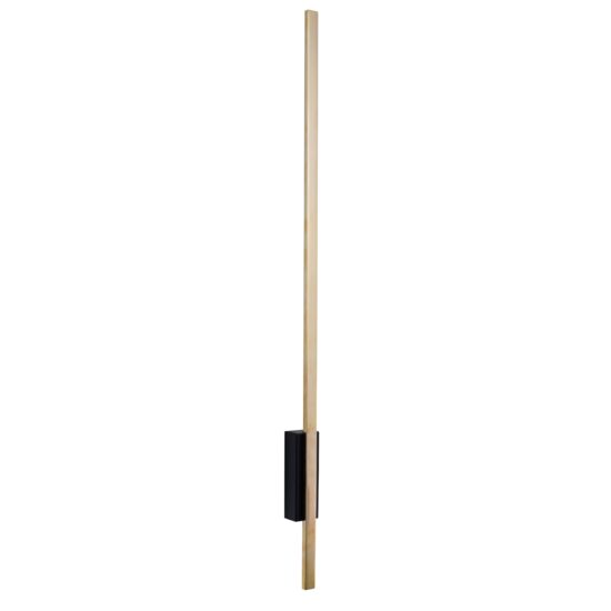 Aplica moderna simpla, neagra-aurie, LED 12W/1800lm/3000K, Ebora 8241, Amplex