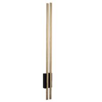 Aplica moderna dubla, neagra-aurie, LED 12W/1800lm/3000K, Ebora 8243, Amplex