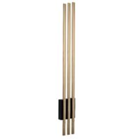 Aplica moderna tripla, neagra-aurie, LED 12W/1800lm/3000K, Ebora 8245, Amplex