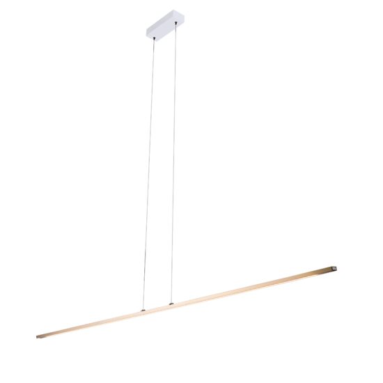 Lustra moderna alba-aurie, LED 12W/1800lm/3000K, Ebora 8248, Amplex
