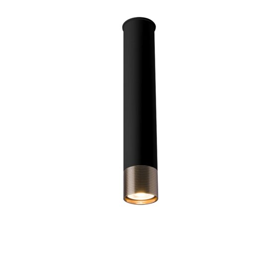 Plafoniera moderna neagra, stil industrial, 1xGU10/50W, Eido 8250, Amplex