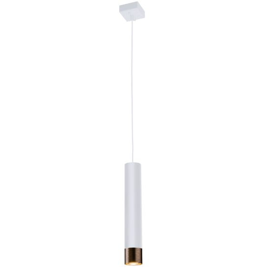 Lustra moderna alba, stil industrial, 1xGU10/50W, Eido 8257, Amplex