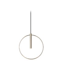 Lustra moderna aurie, rotunda, 1xG9/20W, Faro 8290, Amplex