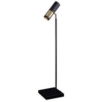 Veioza moderna, neagra-aurie, 1xGU10/50W, Kavos 8376, Amplex