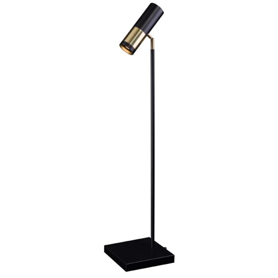 Veioza moderna, neagra-aurie, 1xGU10/50W, Kavos 8376, Amplex
