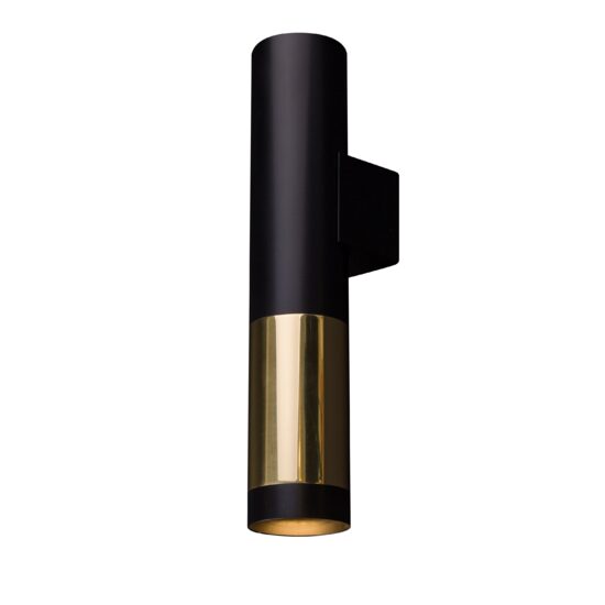 Aplica moderna, neagra-aurie, 1xGU10/50W, Kavos 8358, Amplex