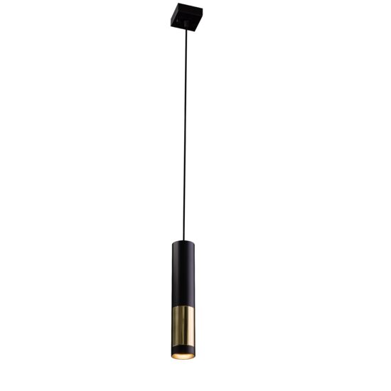 Lustra moderna, neagra-aurie, 1xGU10/50W, Kavos 8362, Amplex