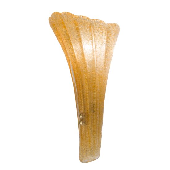 Aplica clasica aurie, abajur din sticla, 1xE14/60W, Petalo 8794, Amplex