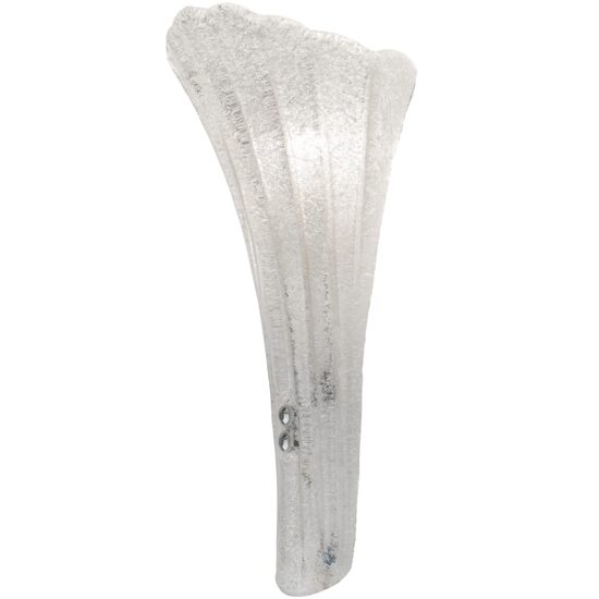 Aplica clasica cromata, abajur din sticla, 1xE27/60W, Petalo 8802, Amplex