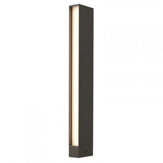 Stalp exterior IP65 modern gri LED 17W/1100lm/3000K, Twin 9463 Redo