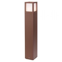 Stalp exterior IP54 modern ruginiu 1xE27/23W, Brick 9645 Redo