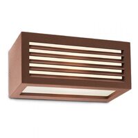 Aplica exterior IP54 moderna ruginie 1xE27/23W, Brick 9899 Redo