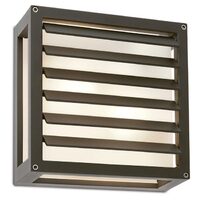 Aplica exterior IP54 moderna gri 2xE27/42W, Brick Glass 9894 Redo