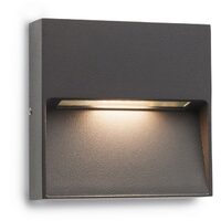 Aplica exterior IP54 gri dispersor sticla LED 3W/288lm/3000K, Even 9151 Redo