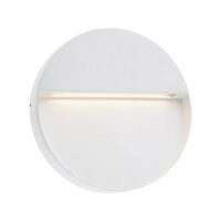 Aplica exterior IP54 alba dispersor sticla LED 9W/420lm/3000K, Even 9626 Redo