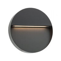 Aplica exterior IP54 gri dispersor sticla LED 9W/420lm/3000K, Even 9624 Redo