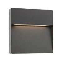Aplica exterior IP54 gri dispersor sticla LED 9W/420lm/3000K, Even 9625 Redo