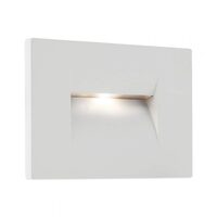 Aplica exterior IP65 alba asimetrica incastrabila LED 3W/106lm/3000K, Inner 9635 Redo