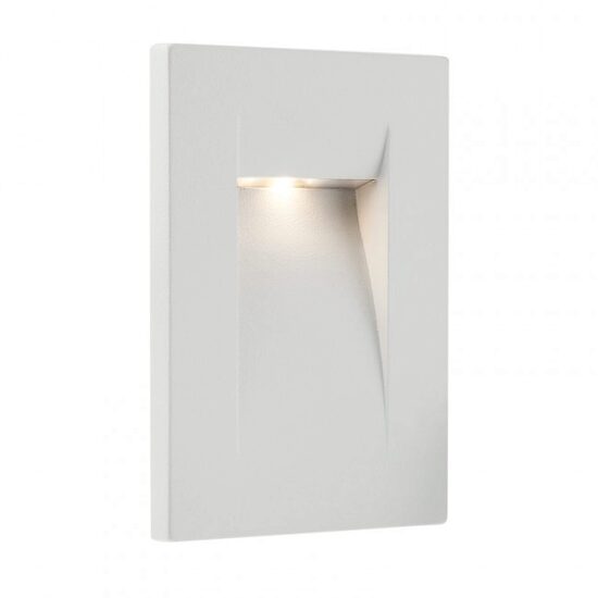 Aplica exterior IP65 alba asimetrica incastrabila LED 3W/106lm/3000K, Inner 9637 Redo