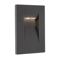 Aplica exterior IP65 gri asimetrica incastrabila LED 3W/106lm/3000K, Inner 9638 Redo