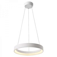 Lustra moderna alba circulara LED 45W/1496lm/3000K, Loop 01-671 Redo