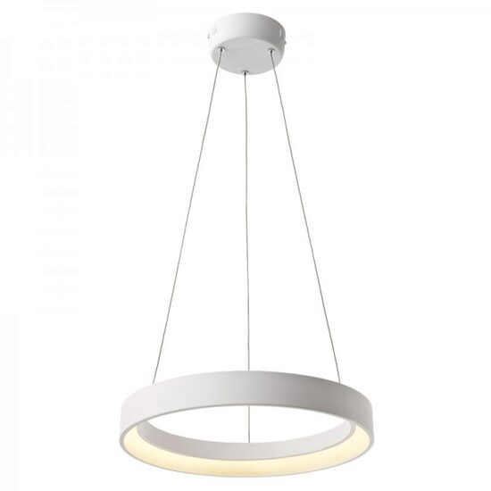 Lustra moderna alba circulara LED 45W/1496lm/3000K, Loop 01-671 Redo