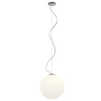 Lustra moderna alba abajur sticla 1xE27/42W, D30, Ola 01-1065 Redo