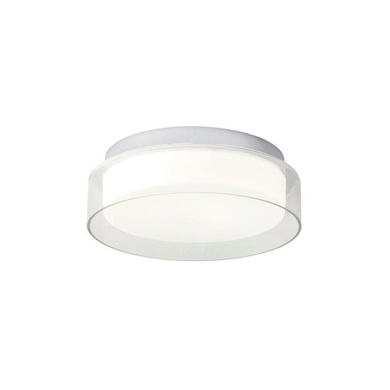 Plafoniera baie IP44 abajur sticla LED 12W/1320lm/3000K, Naji 01-1453 Redo