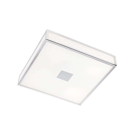 Plafoniera moderna cromata baie IP44 abajur sticla LED 140W/1960lm/3000K, Ego 01-1238 Redo