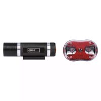 Set lanterna LED frontala bicicleta + lampa spate, 1+3xLED, Emos P3920