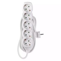 Prelungitor cu 5 prize, 5ml, tip Schuko (CP), Emos P0525R