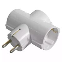 Adaptor cu 3 prize (triplustecher), tip Schuko (CP), Emos P00242